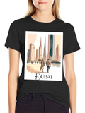 Dubai Cityscape Graphic Tee
