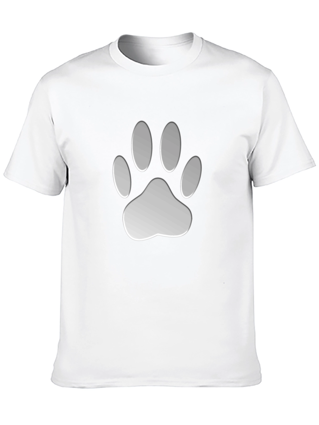 Paw Print Graphic Tee - Casual Comfort