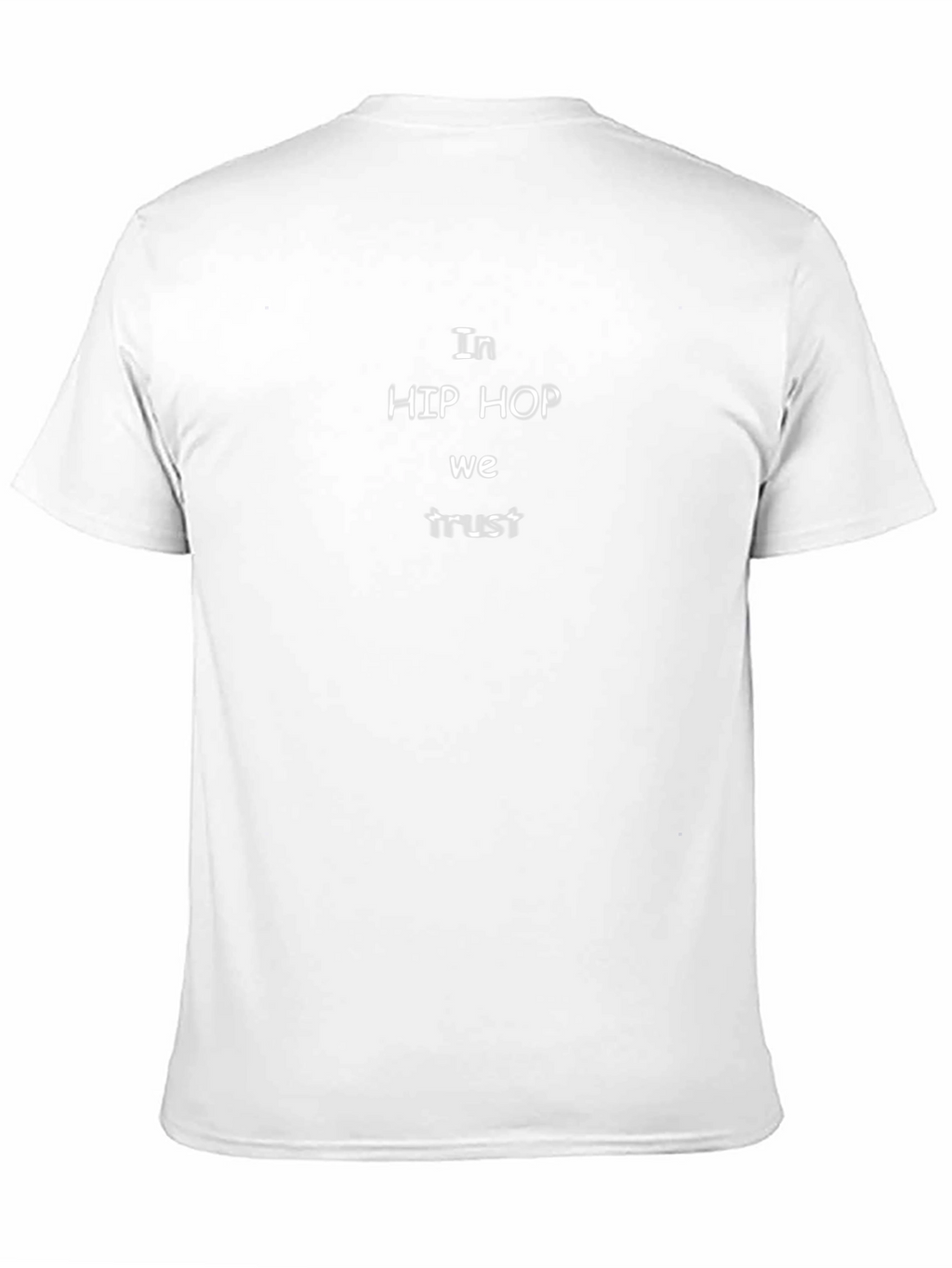 In Hip Hop We Trust Black T-Shirt