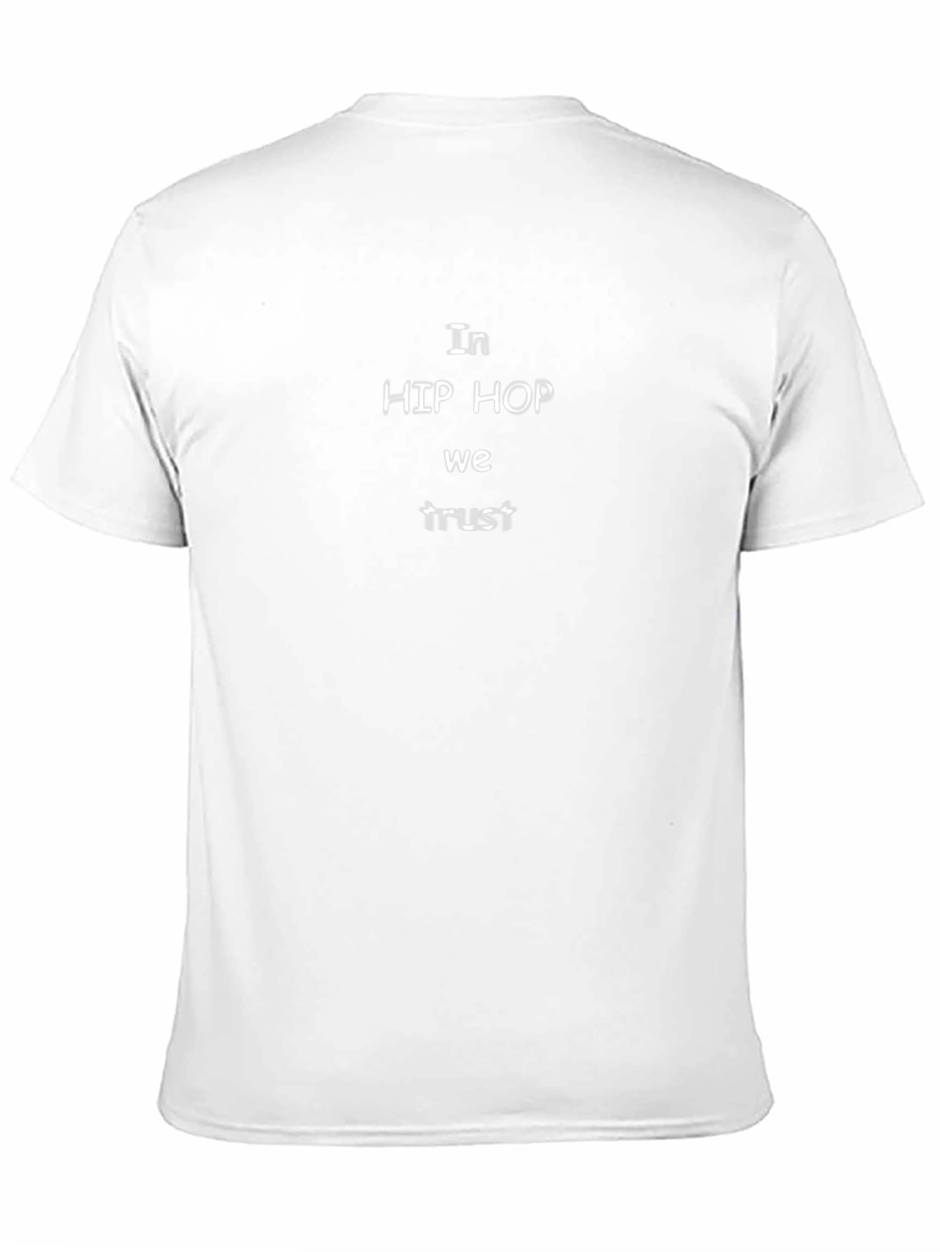 In Hip Hop We Trust Black T-Shirt