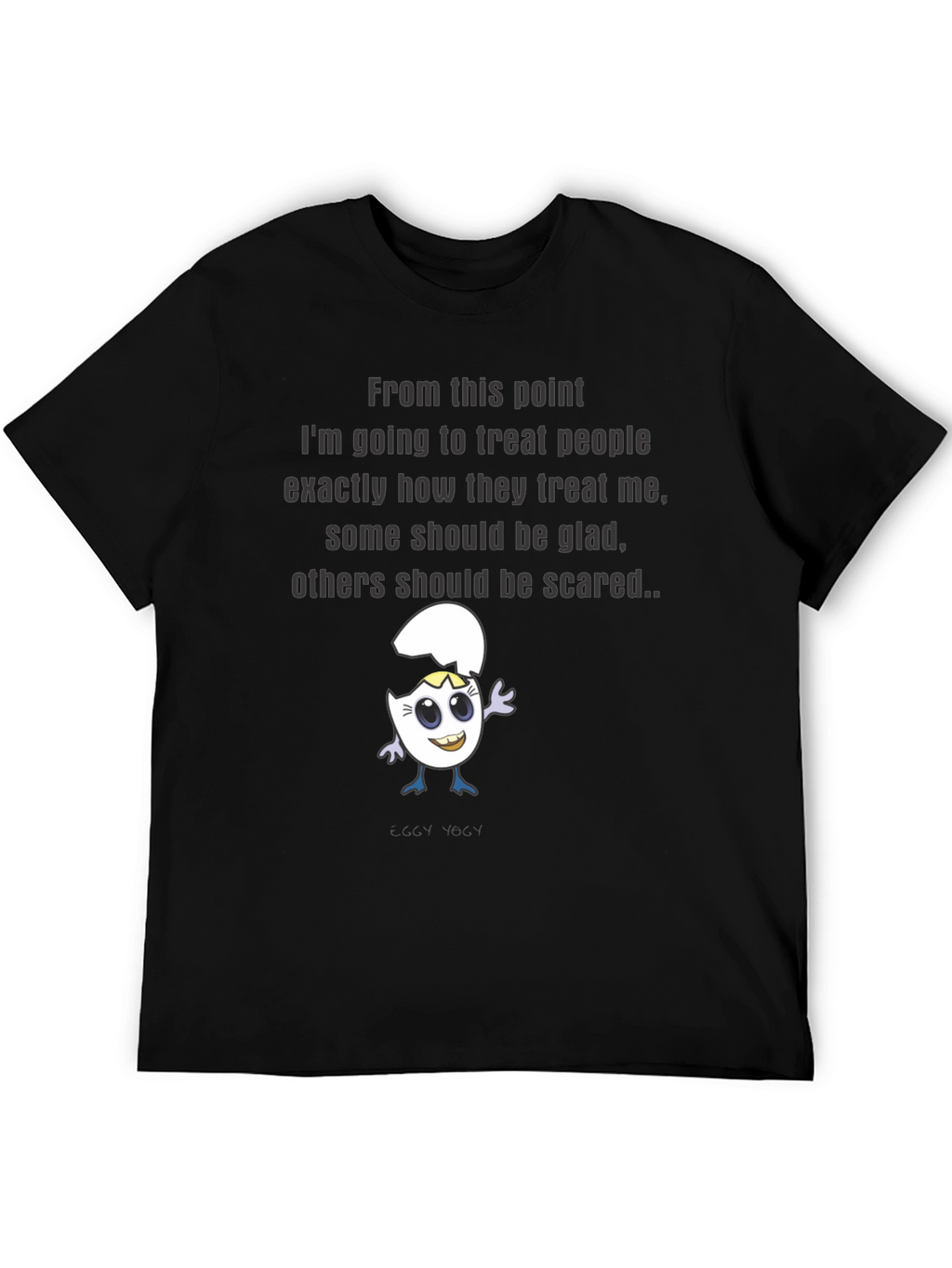 Treat People Black Graphic T-Shirt
