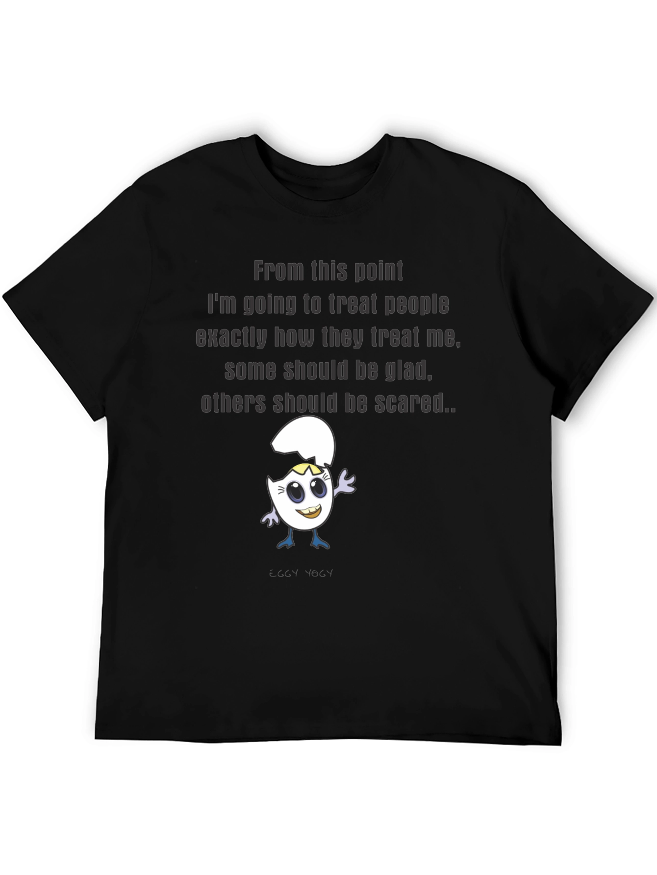 Treat People Black Graphic T-Shirt