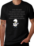 Treat People Black Graphic T-Shirt