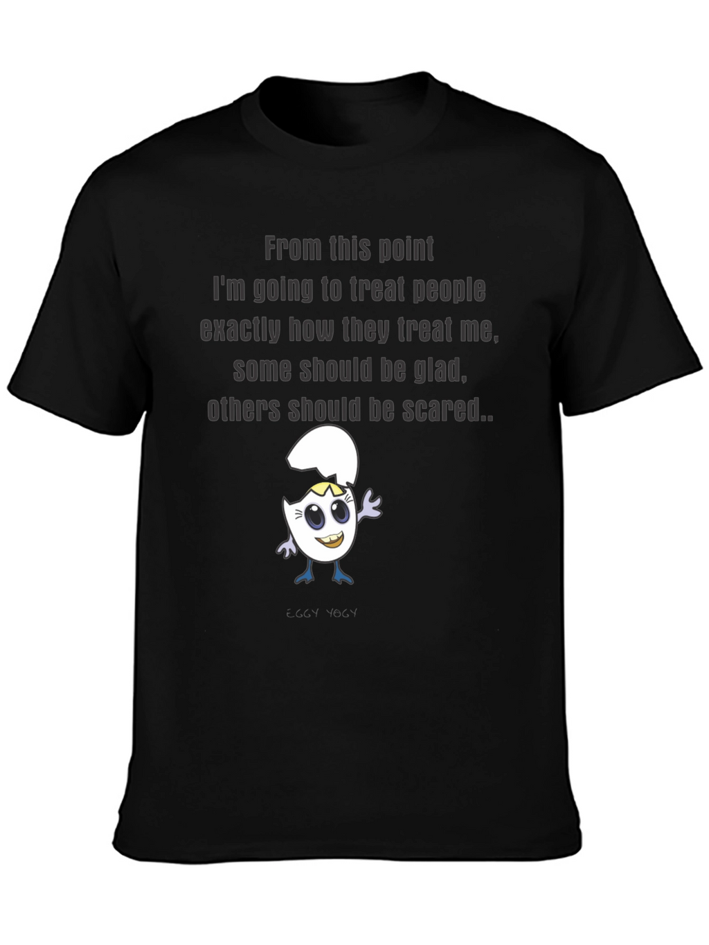 Treat People Black Graphic T-Shirt