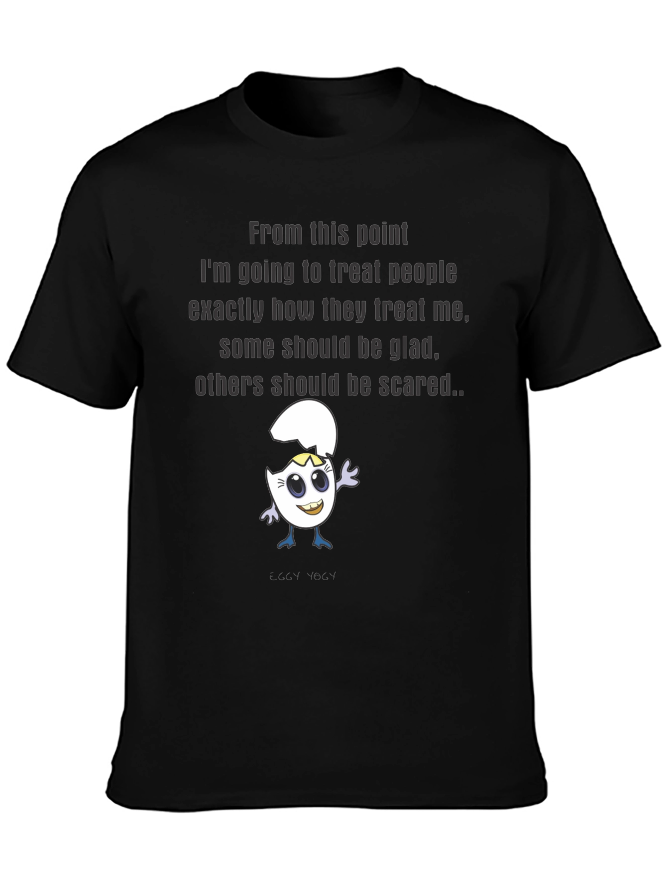 Treat People Black Graphic T-Shirt