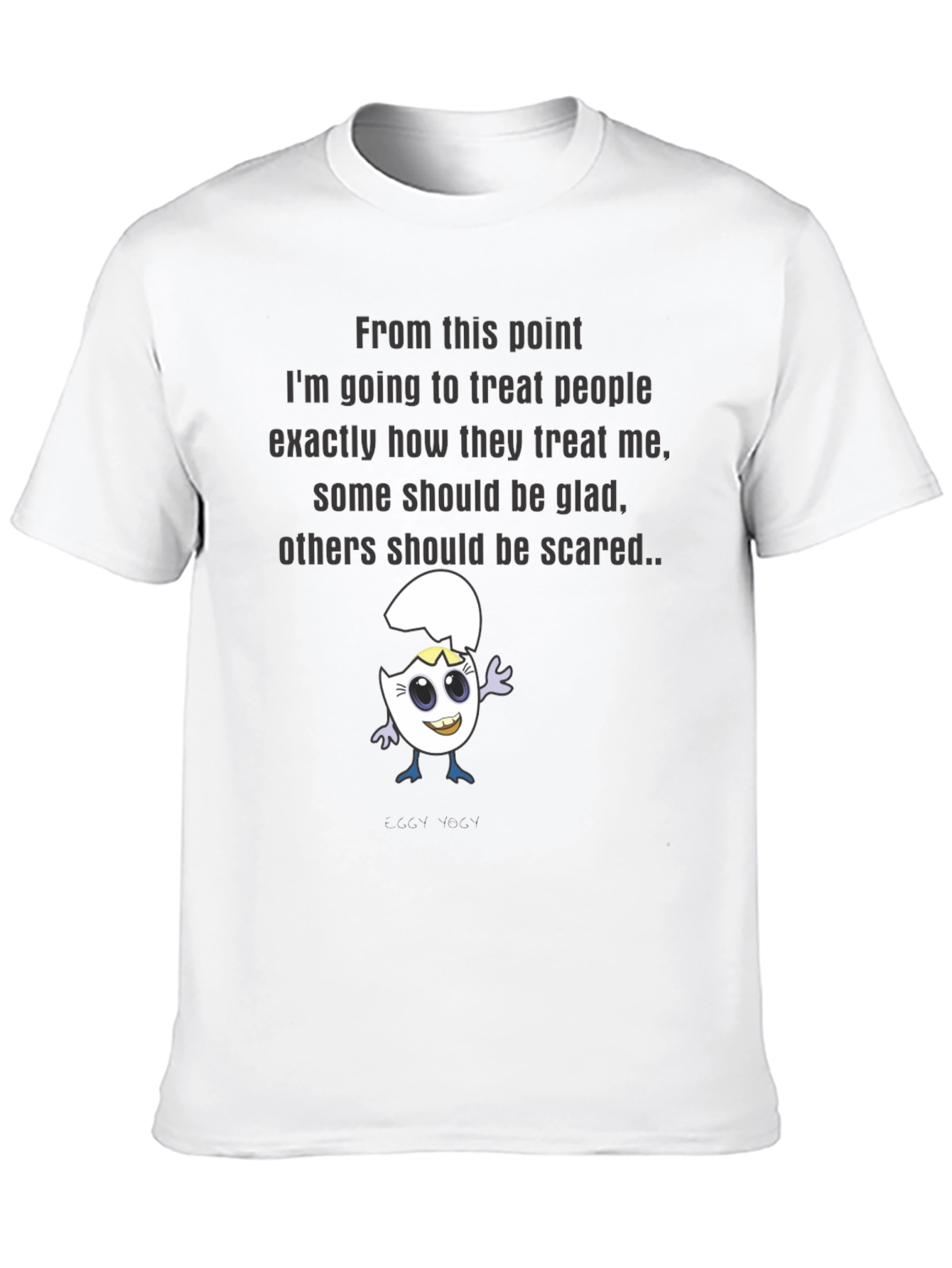 Treat People Black Graphic T-Shirt