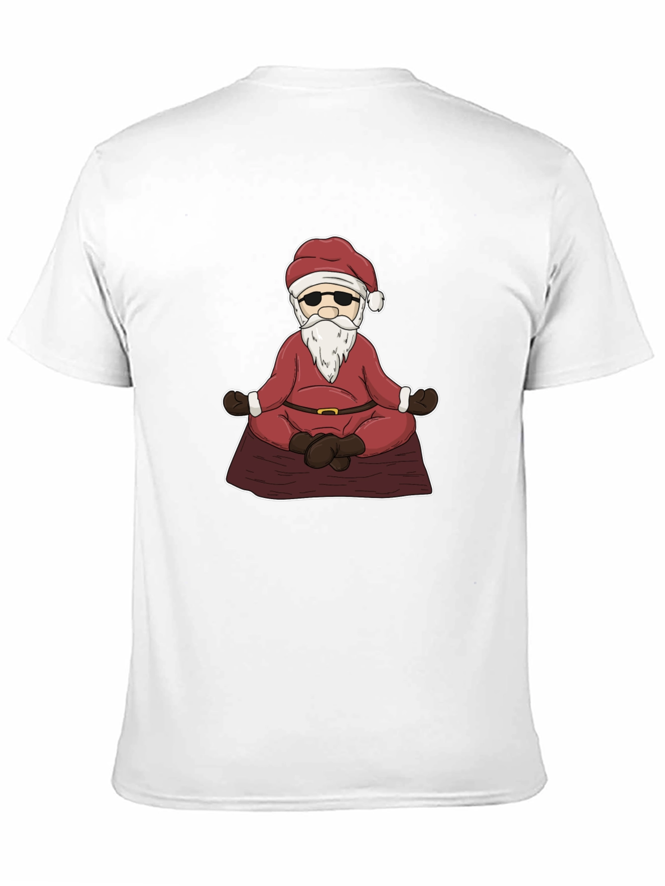 Santa Yoga T-Shirt - Holiday Meditation Tee