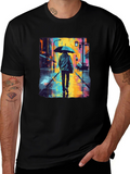 Rainy Day Street Art T-Shirt