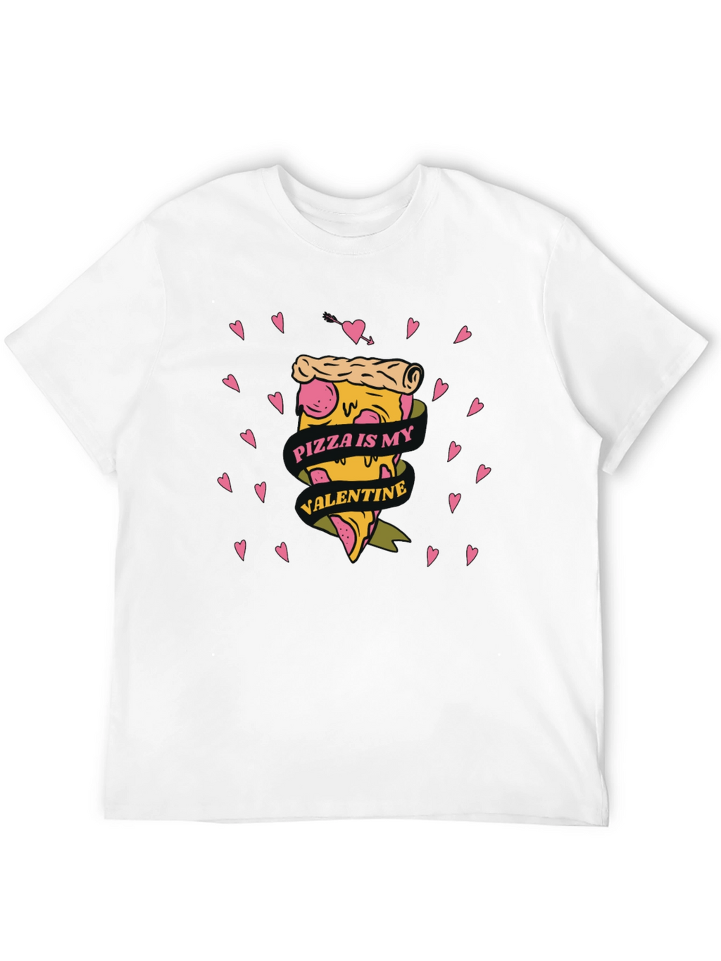 Pizza is My Valentine Graphic Tee