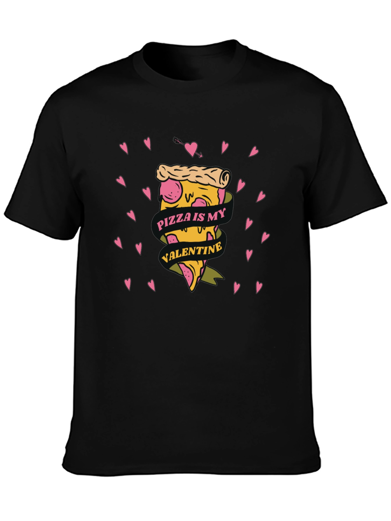 Pizza is My Valentine Graphic Tee