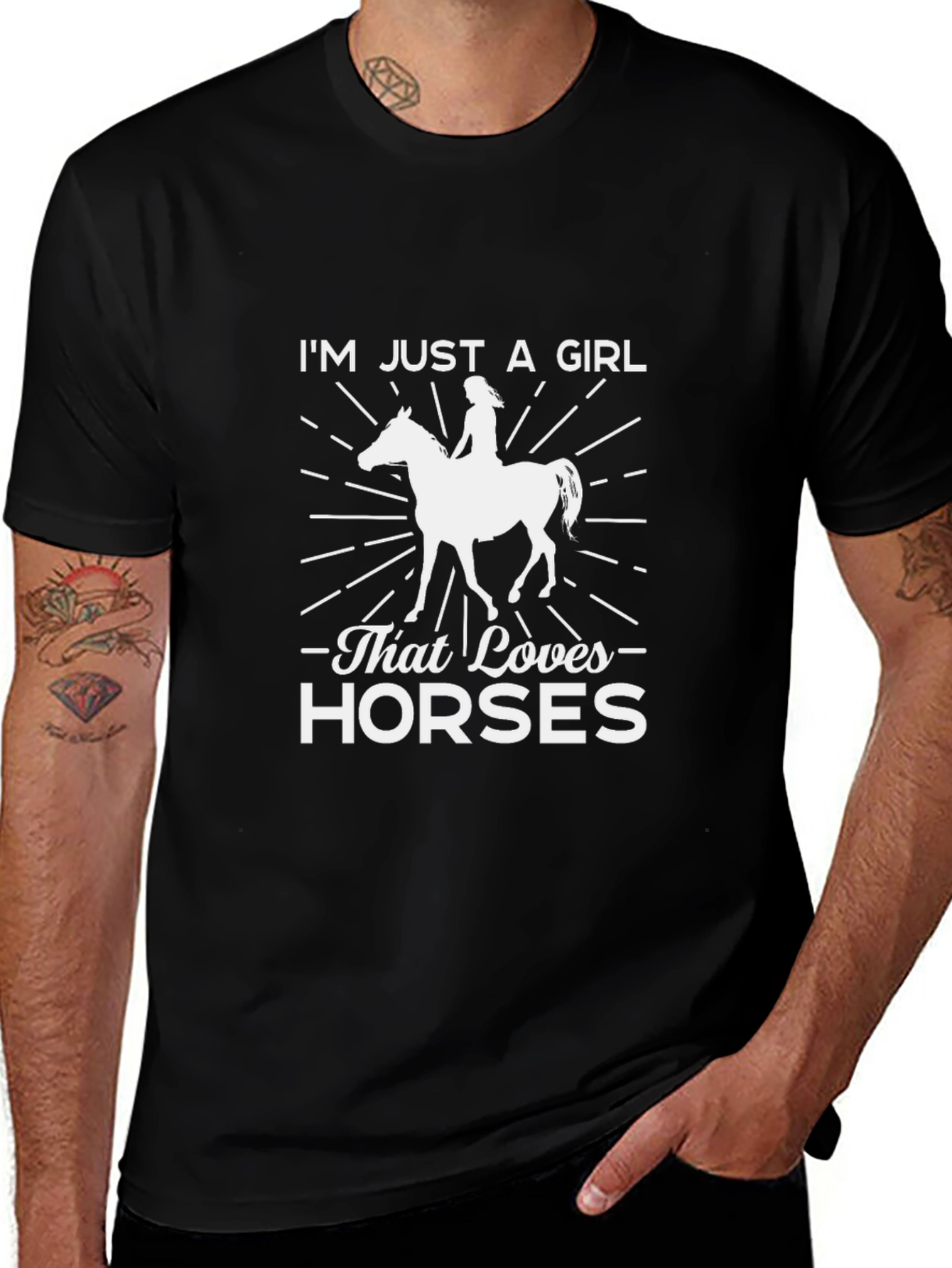 Girl Loves Horses T-Shirt