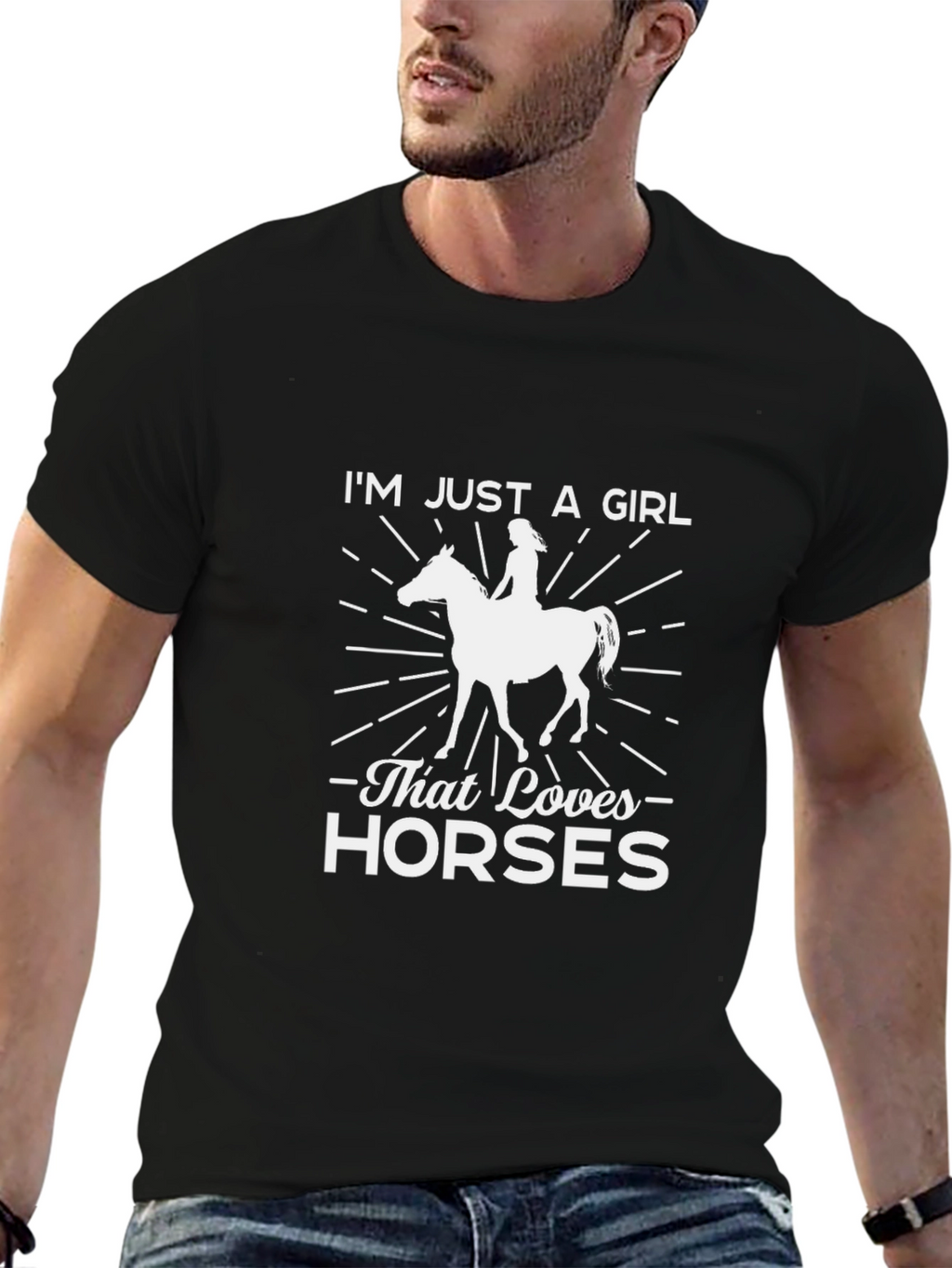Girl Loves Horses T-Shirt