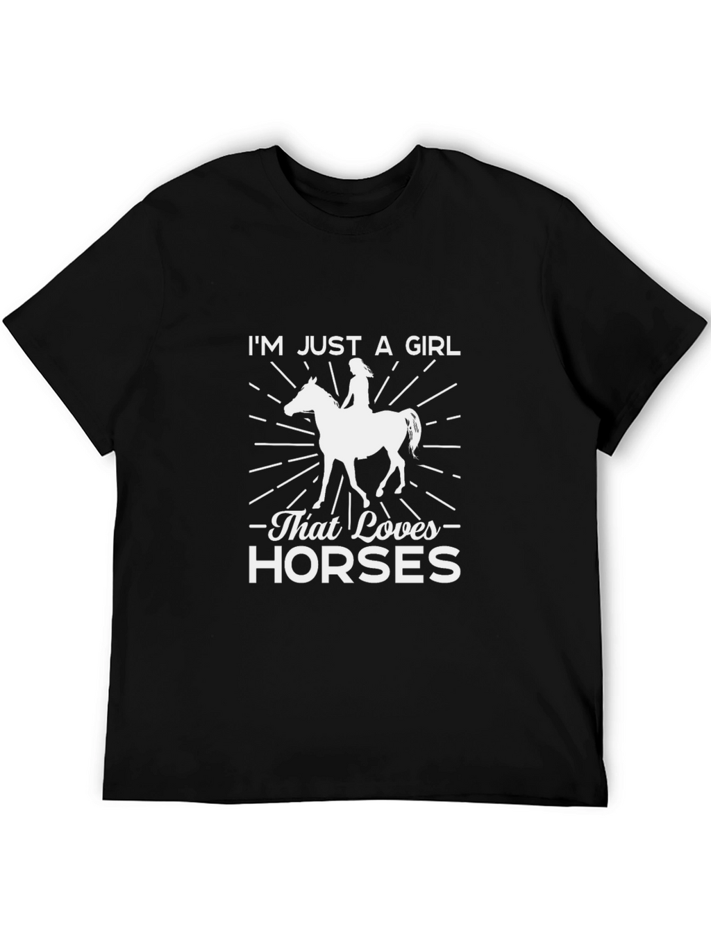 Girl Loves Horses T-Shirt