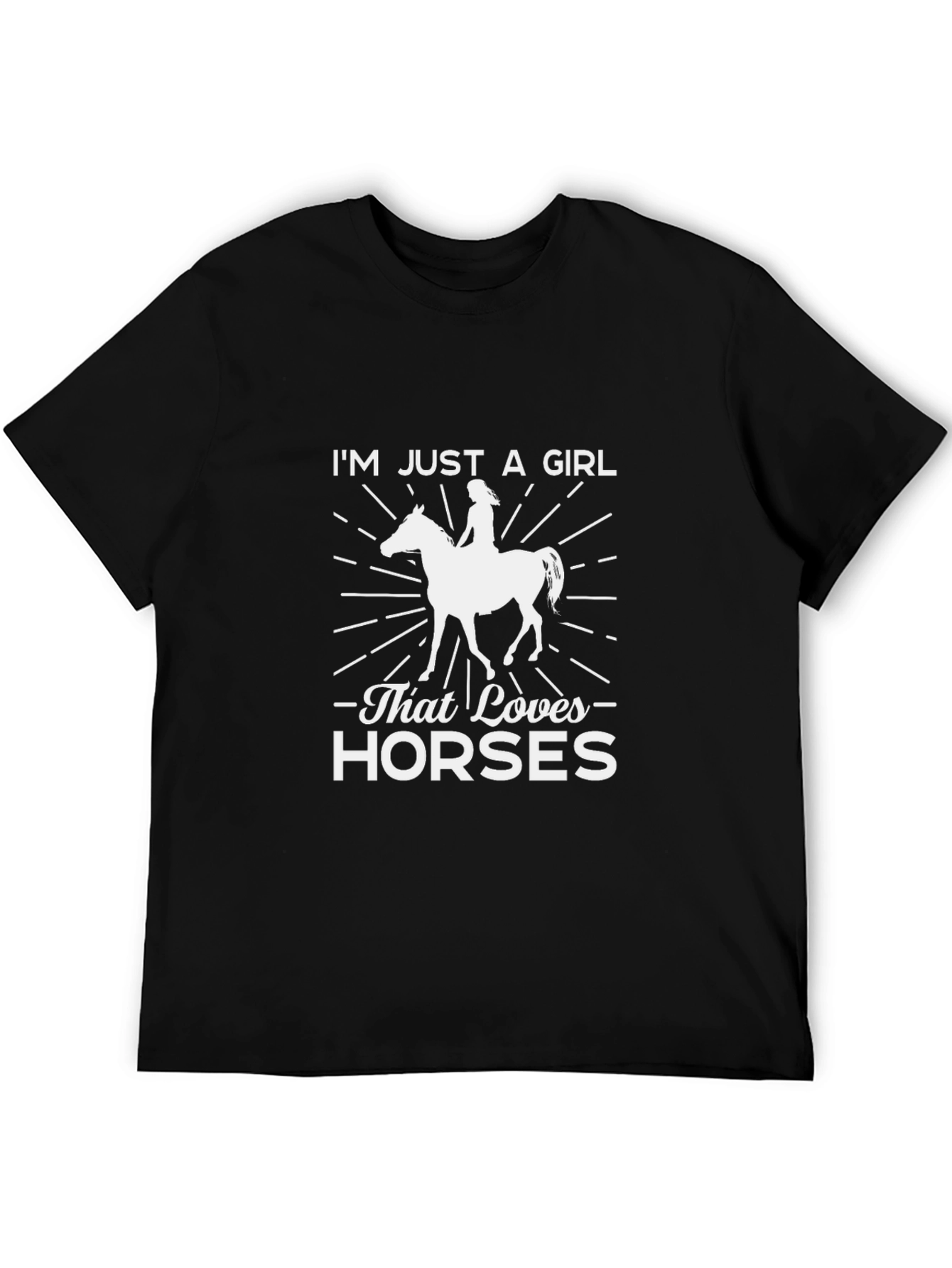 Girl Loves Horses T-Shirt