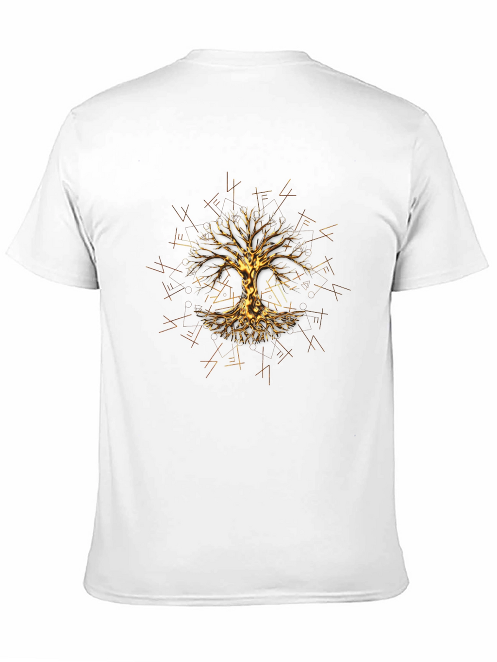 Yggdrasil Tree of Life Graphic Tee - Black