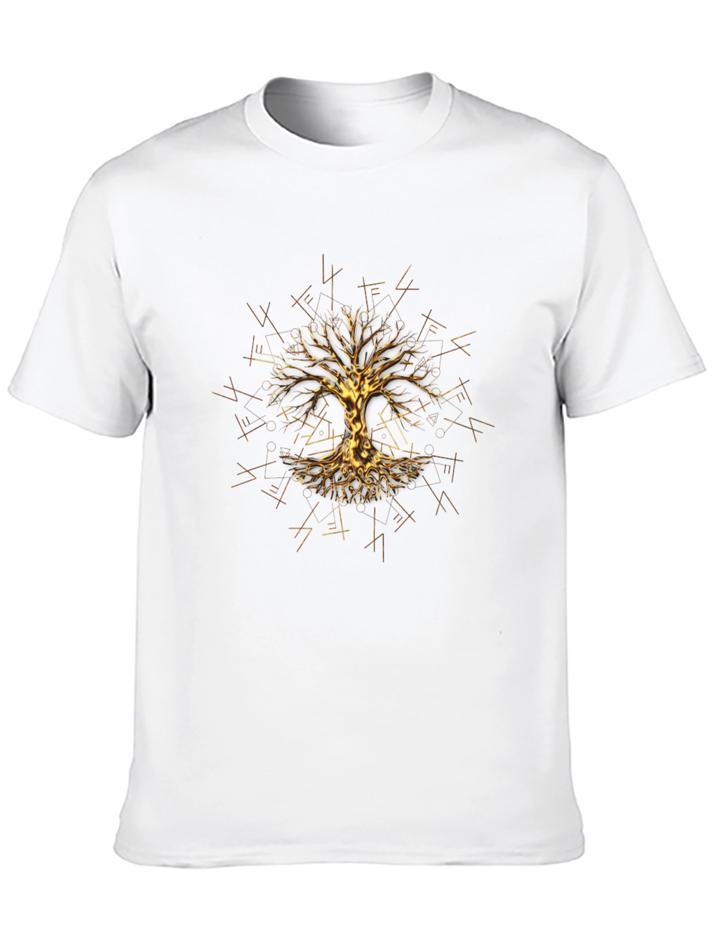 Yggdrasil Tree of Life Graphic Tee - Black