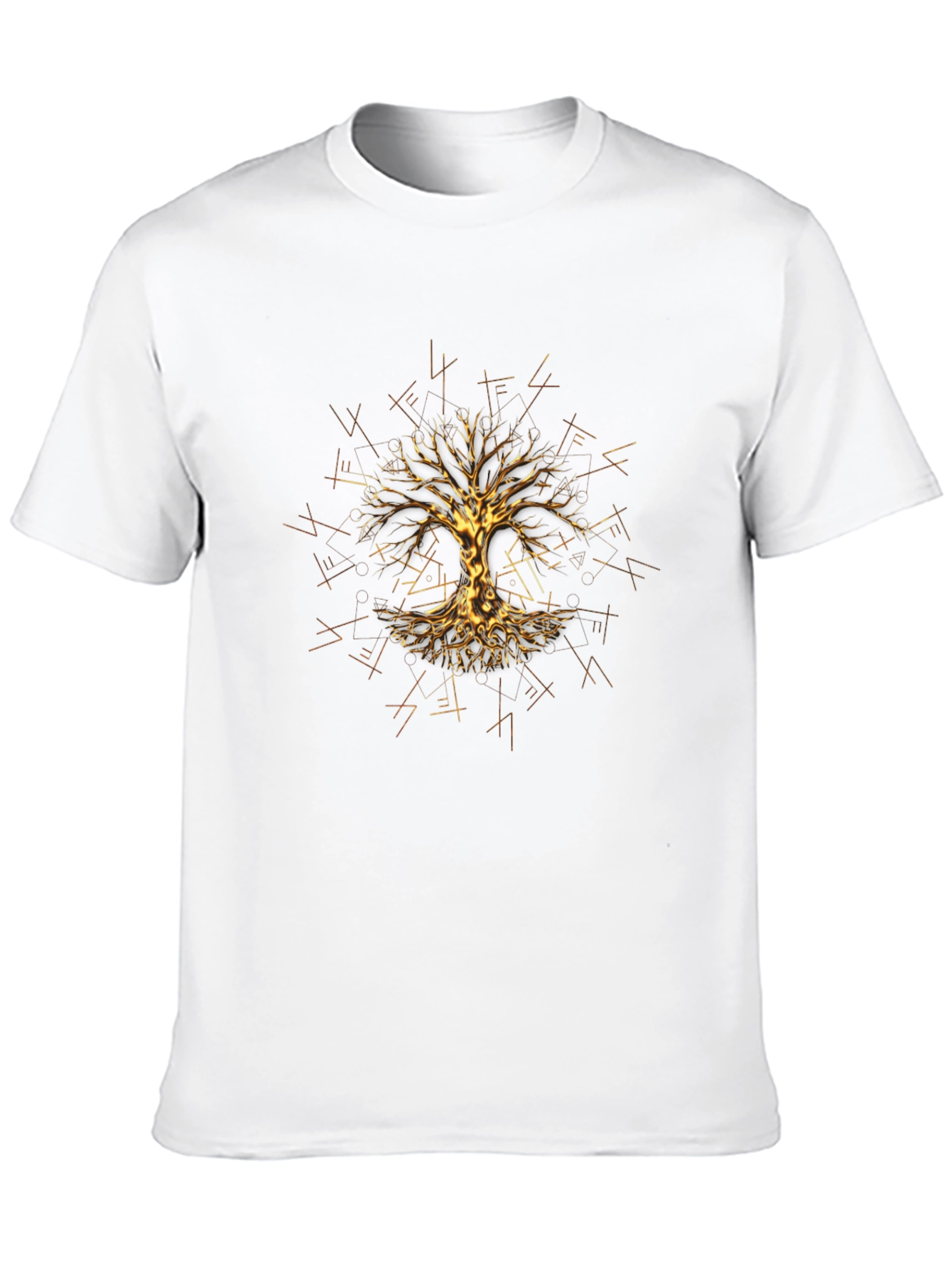 Yggdrasil Tree of Life Graphic Tee - Black