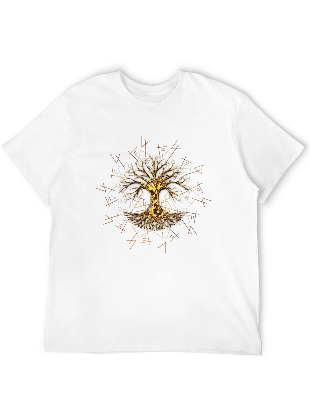 Yggdrasil Tree of Life Graphic Tee - Black