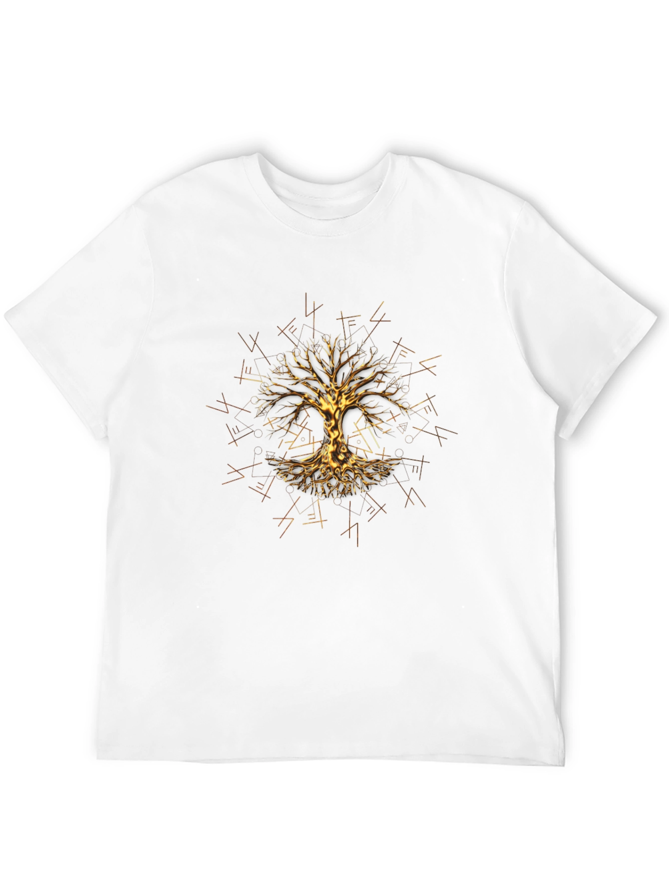 Yggdrasil Tree of Life Graphic Tee - Black