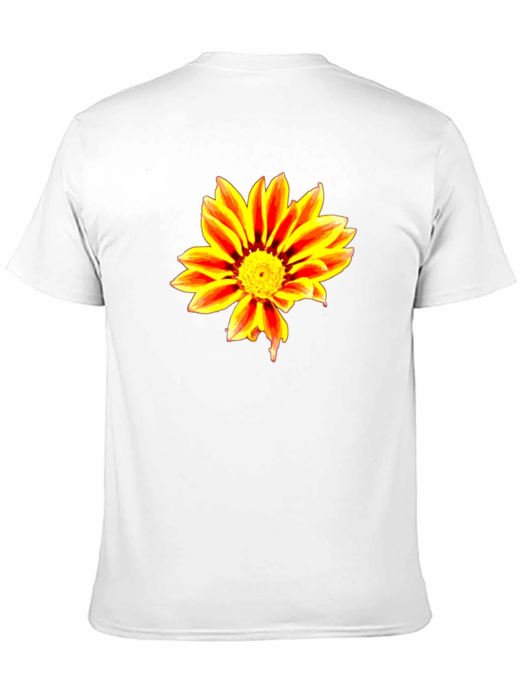 Bold Flower Graphic Black T-Shirt