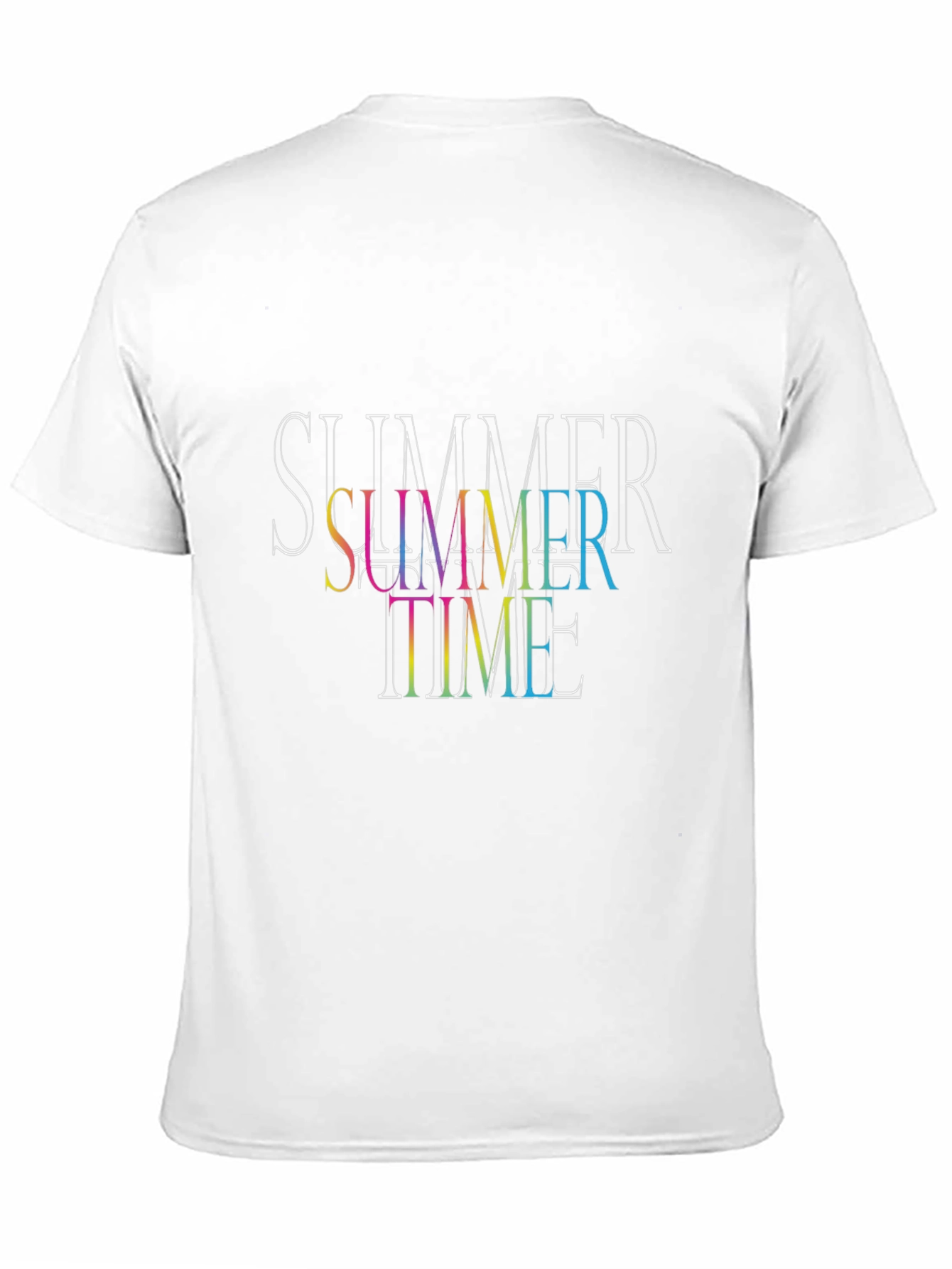 Summer Time Black T-Shirt