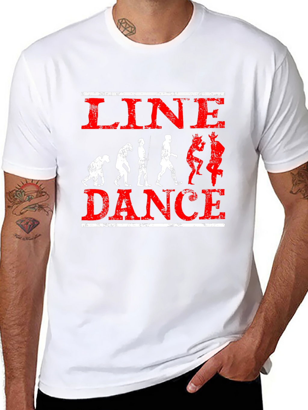 Line Dance Evolution Graphic Tee