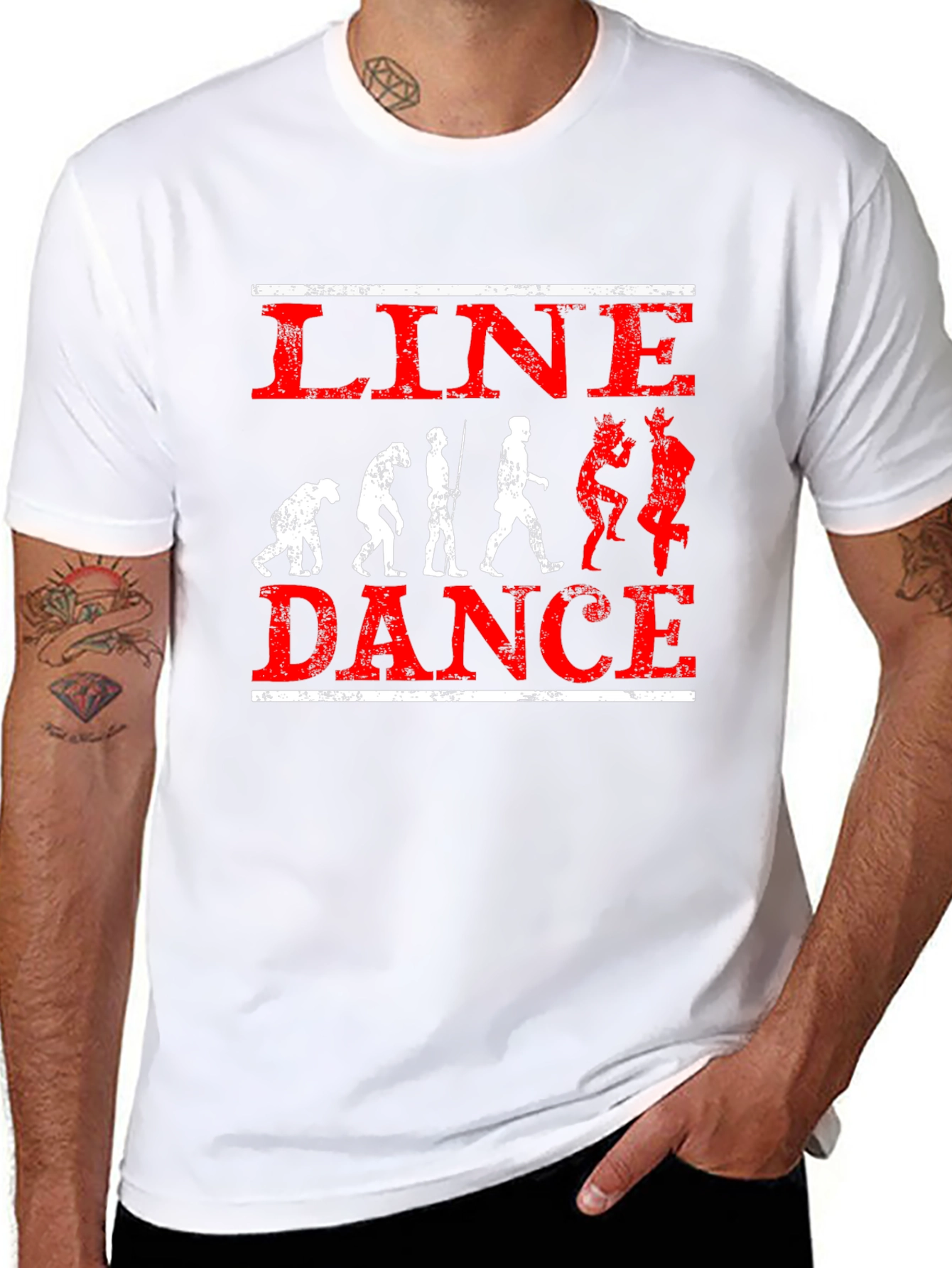 Line Dance Evolution Graphic Tee