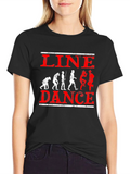Line Dance Evolution Graphic Tee