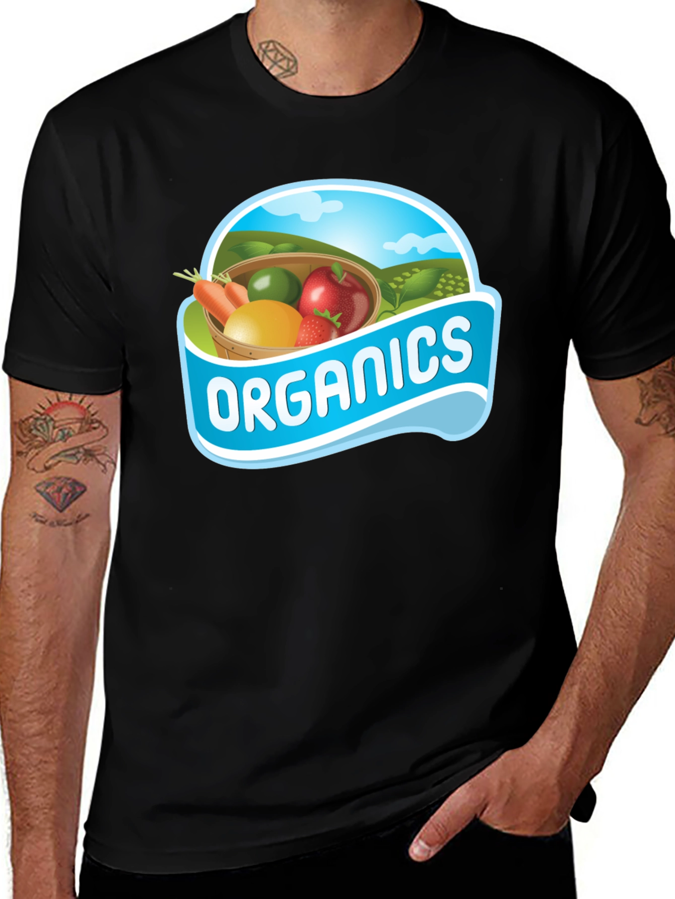 Organics Graphic T-Shirt Cotton Blend