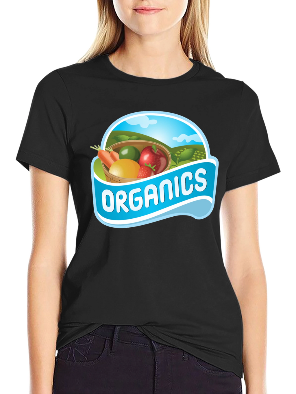 Organics Graphic T-Shirt Cotton Blend