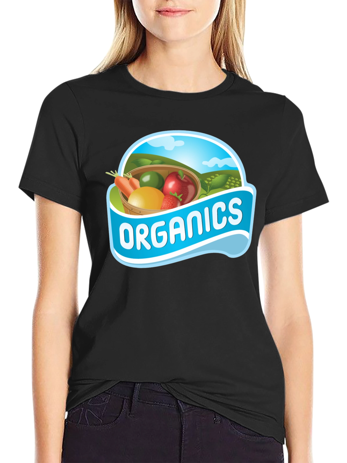Organics Graphic T-Shirt Cotton Blend