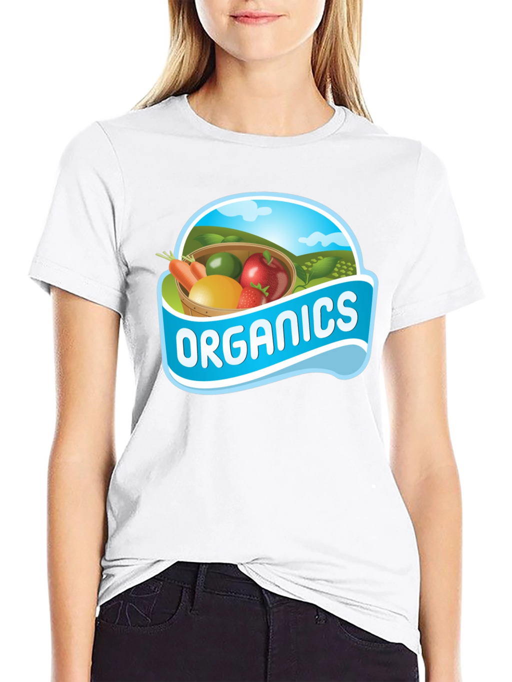 Organics Graphic T-Shirt Cotton Blend