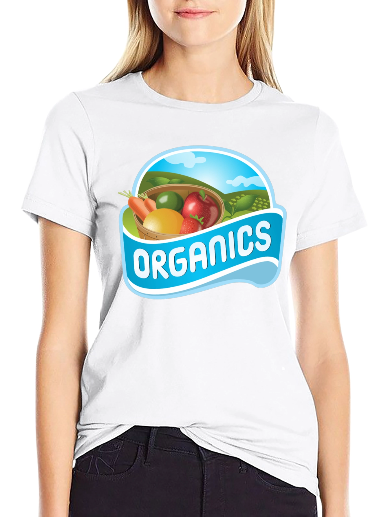 Organics Graphic T-Shirt Cotton Blend