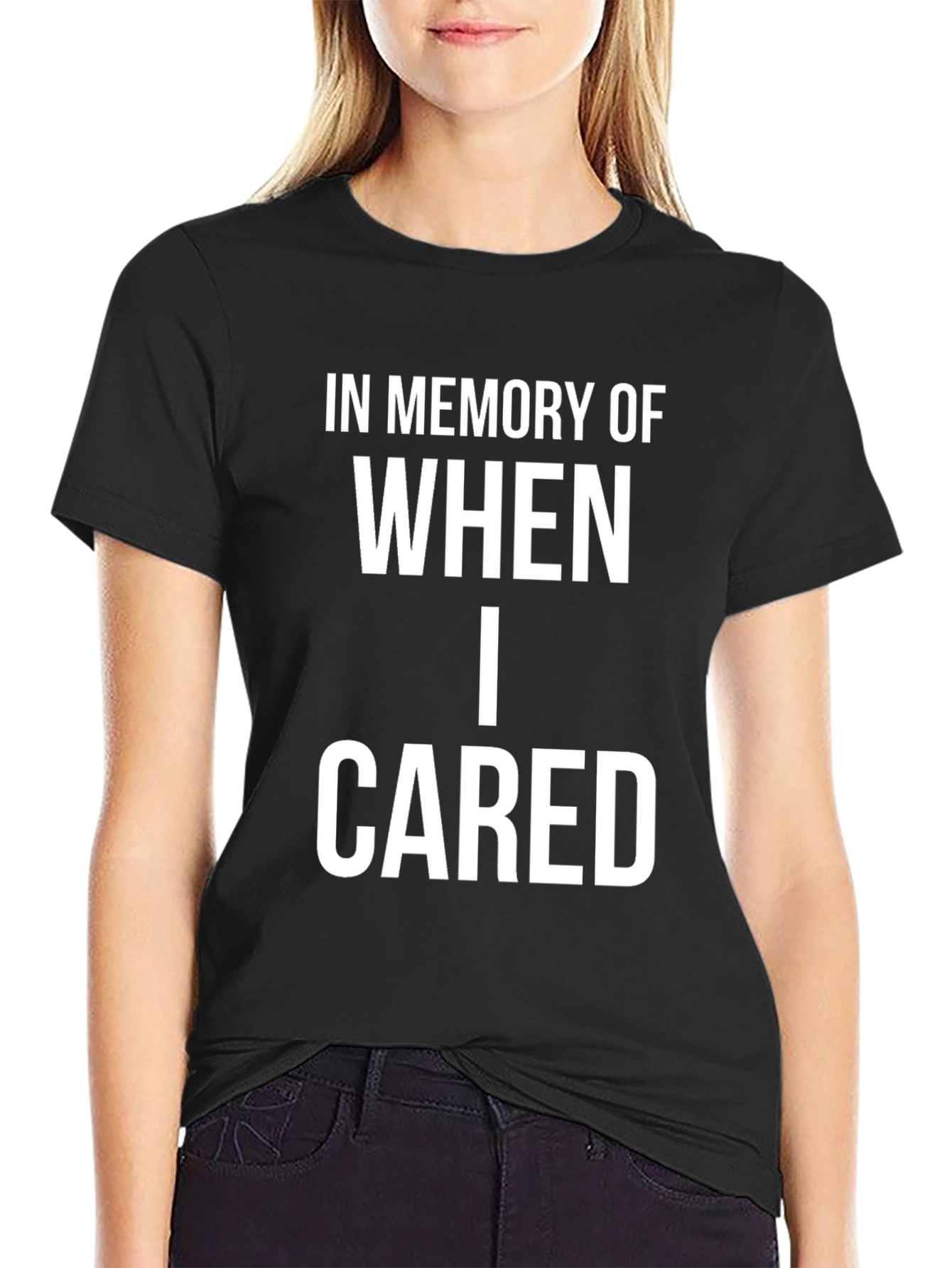 In Memory Of When I Cared Graphic Tee