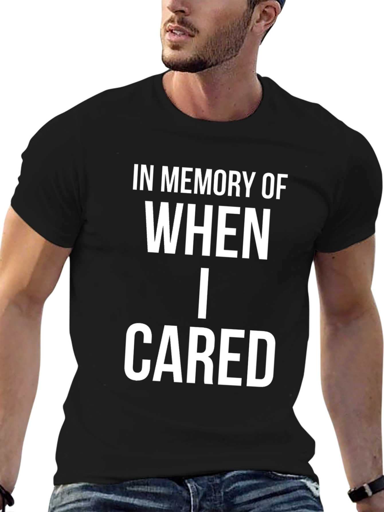 In Memory Of When I Cared Graphic Tee