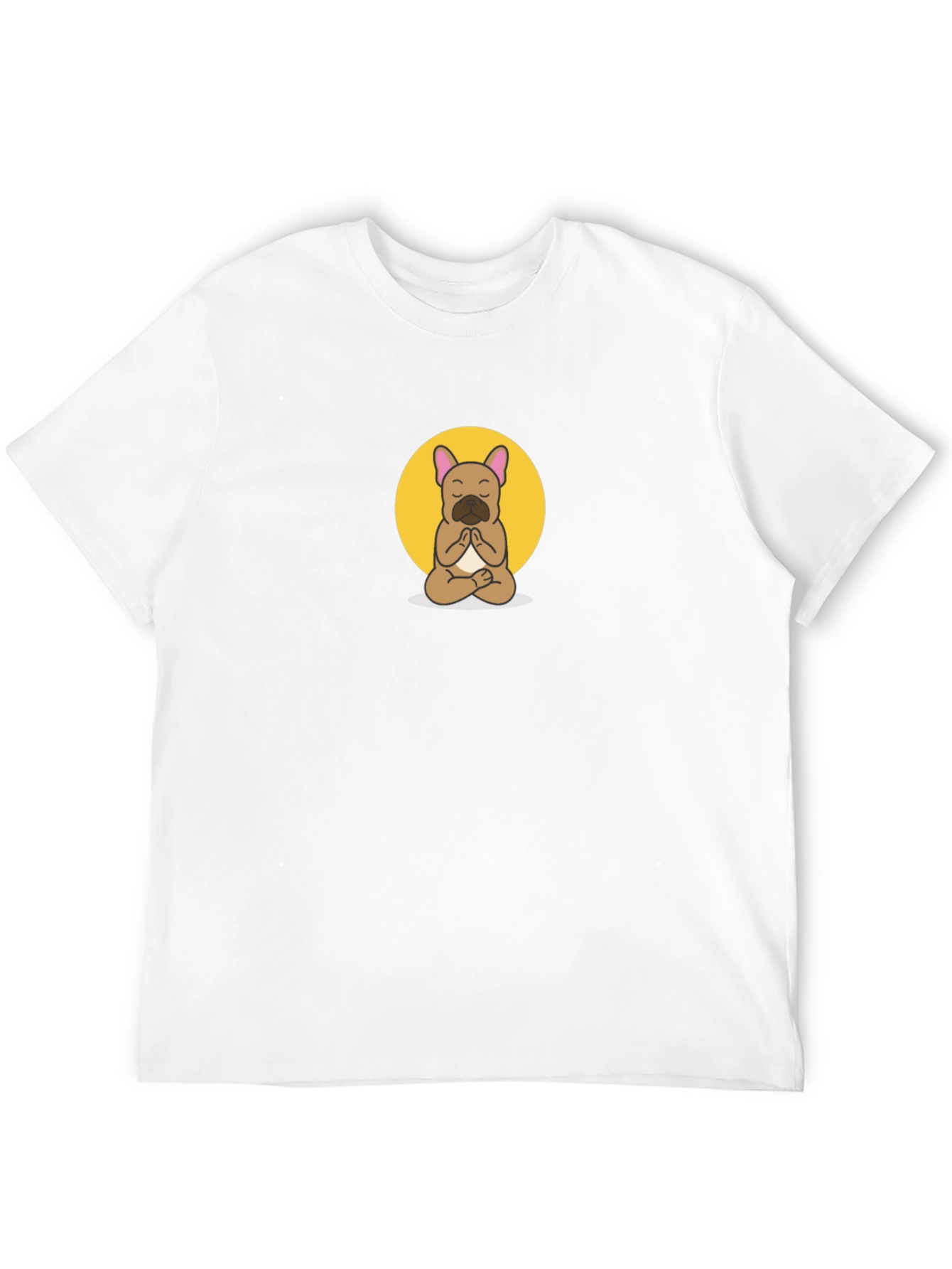 Zen Bulldog Yoga T-Shirt – Cute Dog Lover Graphic Tee
