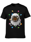 Astronaut Tiger Graphic Tee