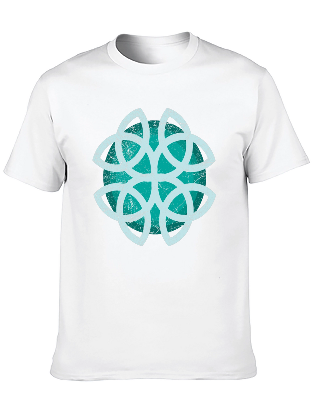 Celtic Knot Graphic Tee - Black Cotton Blend