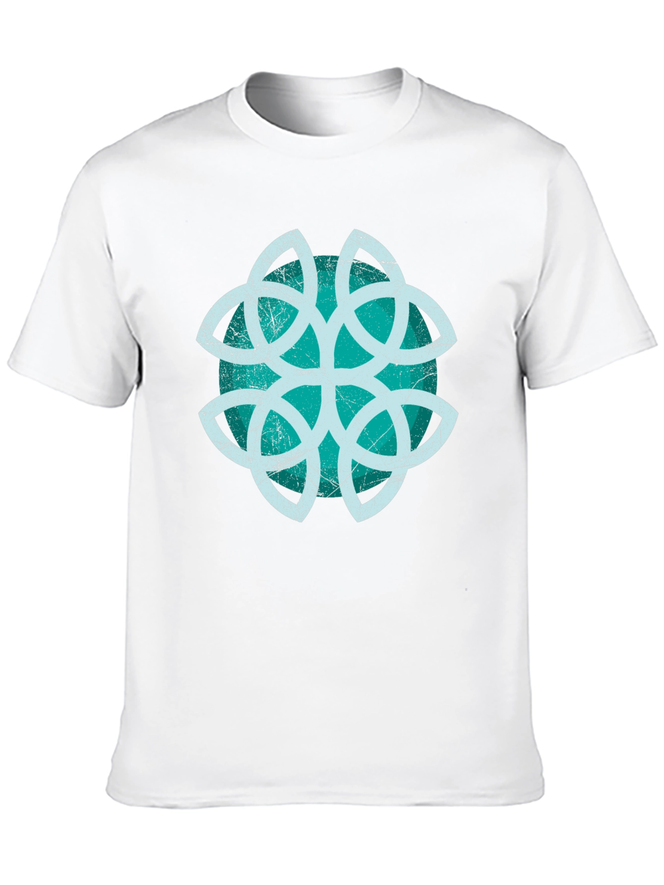Celtic Knot Graphic Tee - Black Cotton Blend