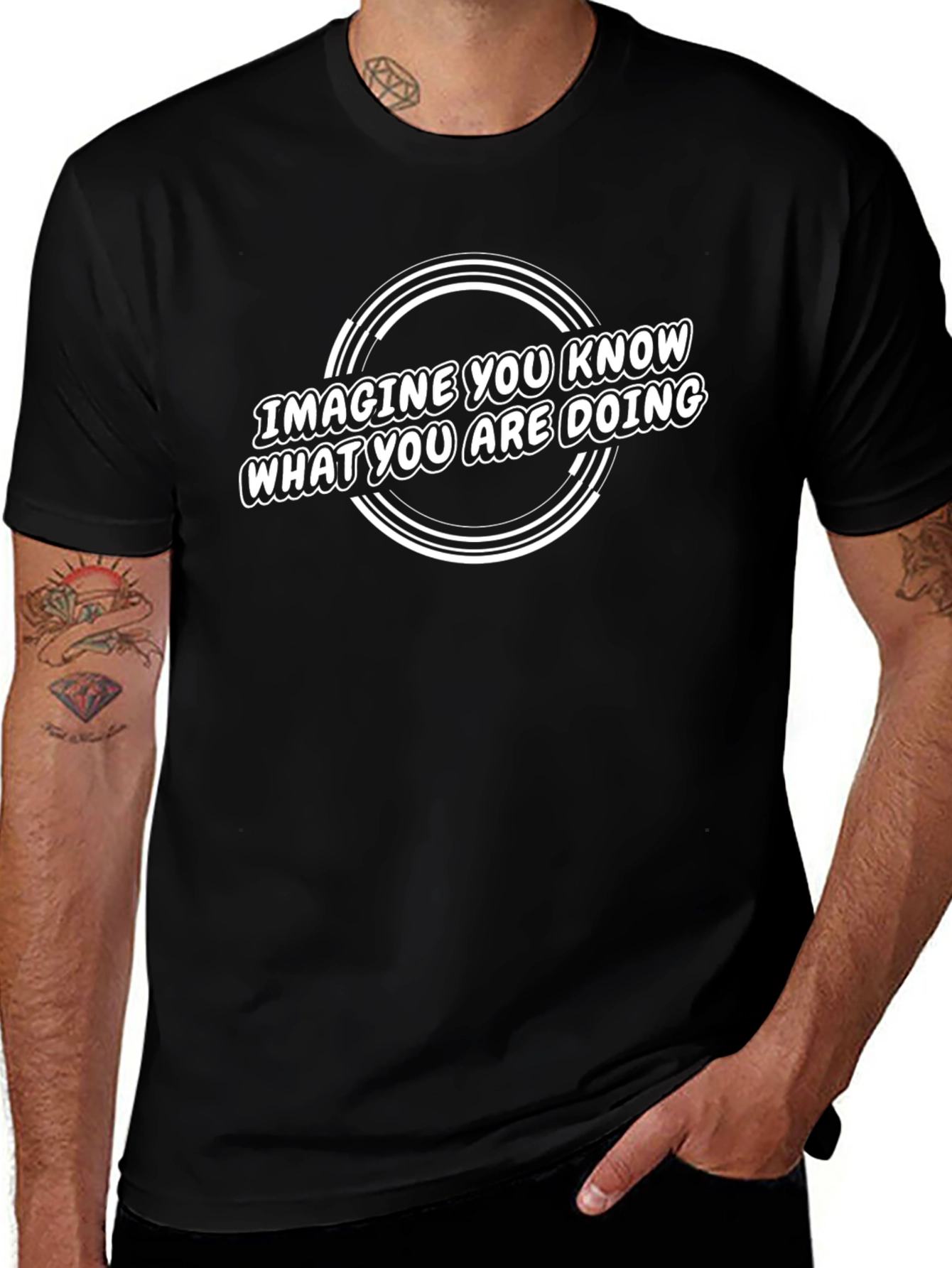 Imagine You Know T-Shirt - Funny Sarcastic Tee