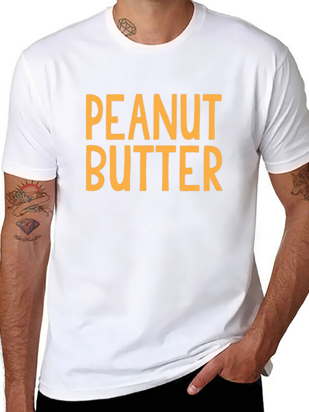 Peanut Butter Graphic T-Shirt - Black