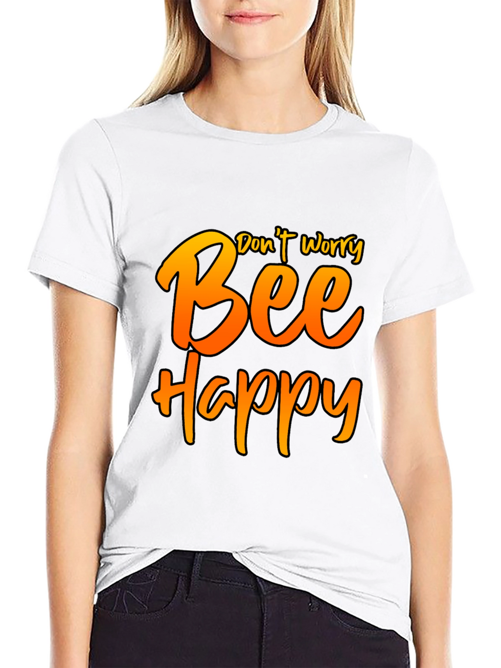 Dont Worry Bee Happy Graphic Tee