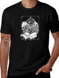 Mens Graphic Tee - Skull & Aces