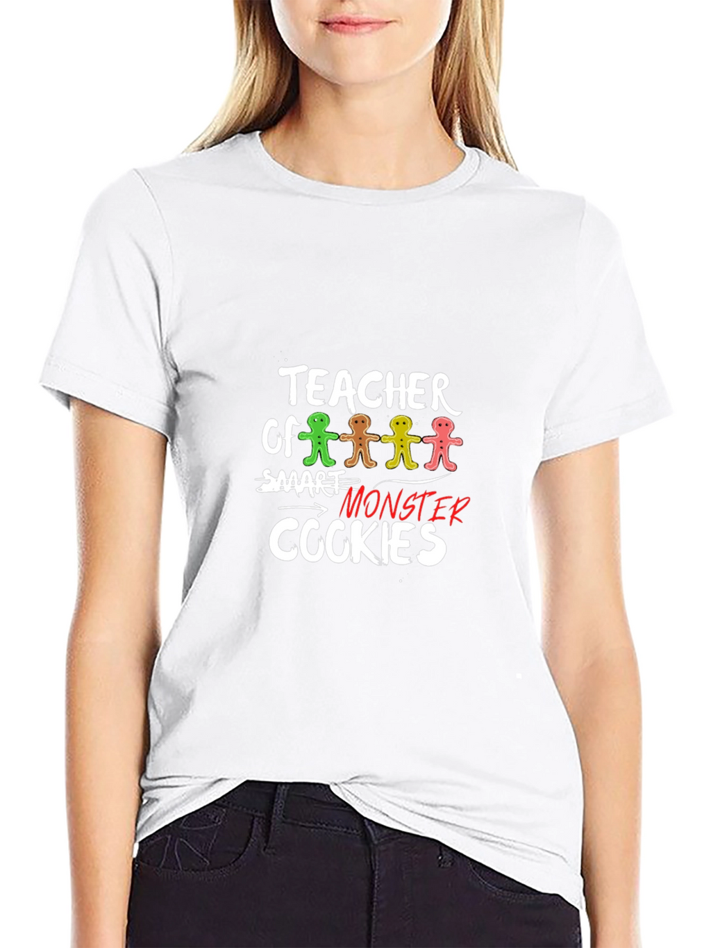 Teacher Smart Monster Cookies T-Shirt