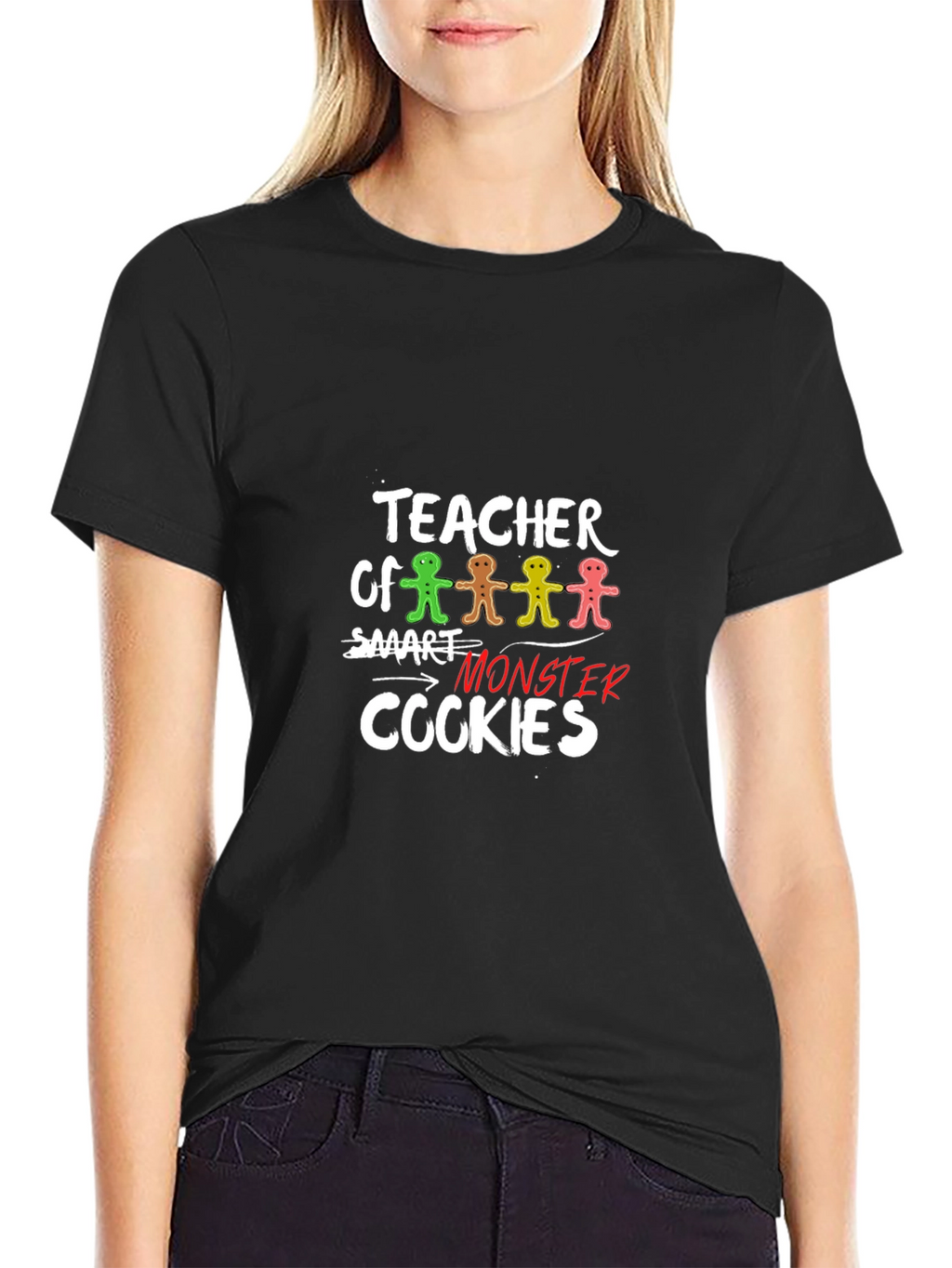 Teacher Smart Monster Cookies T-Shirt
