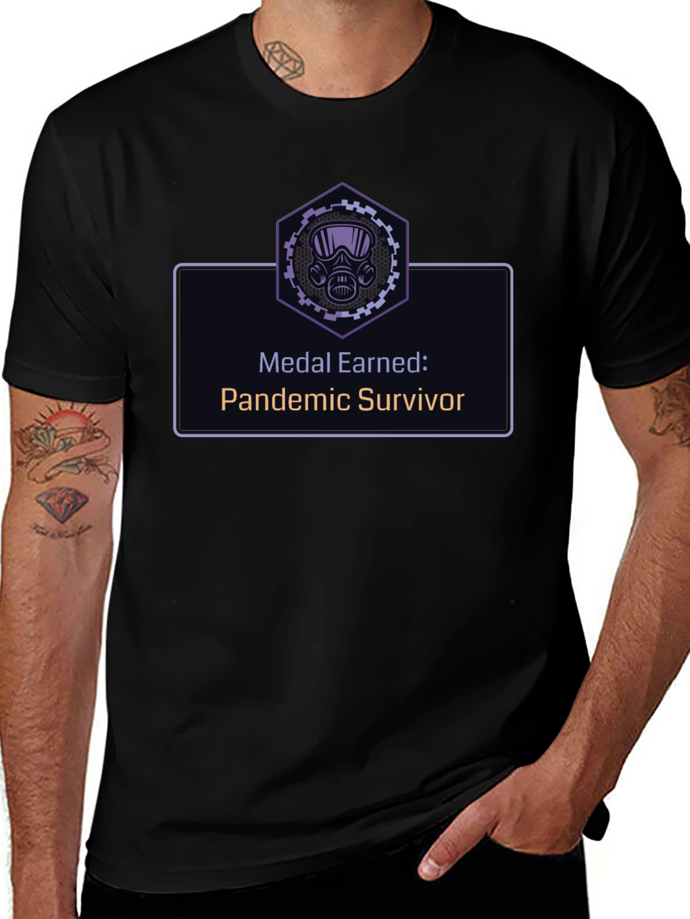 Pandemic Survivor Medal T-Shirt
