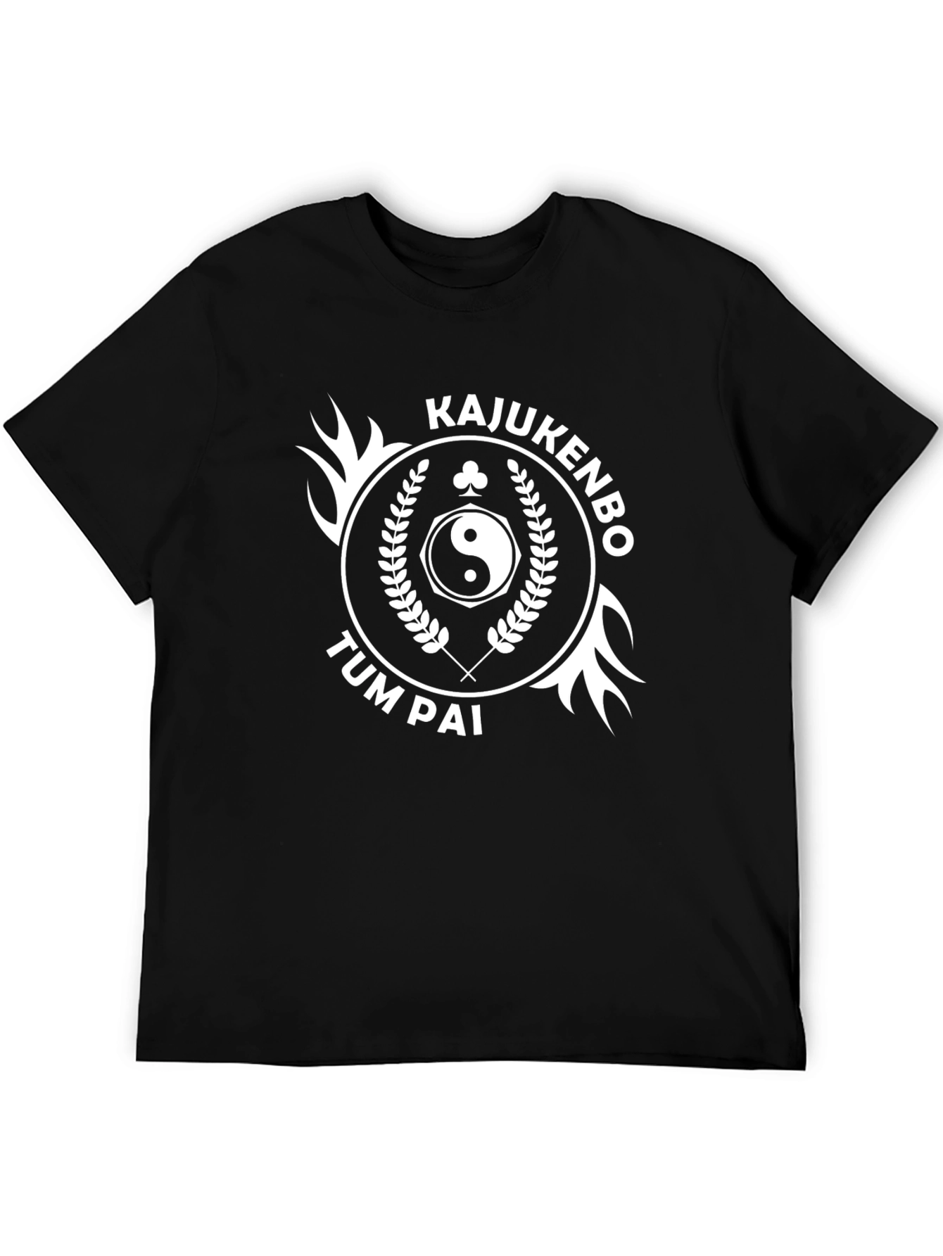 Kajukenbo Tum Pai Black T-Shirt Martial Arts Yin Yang Tee