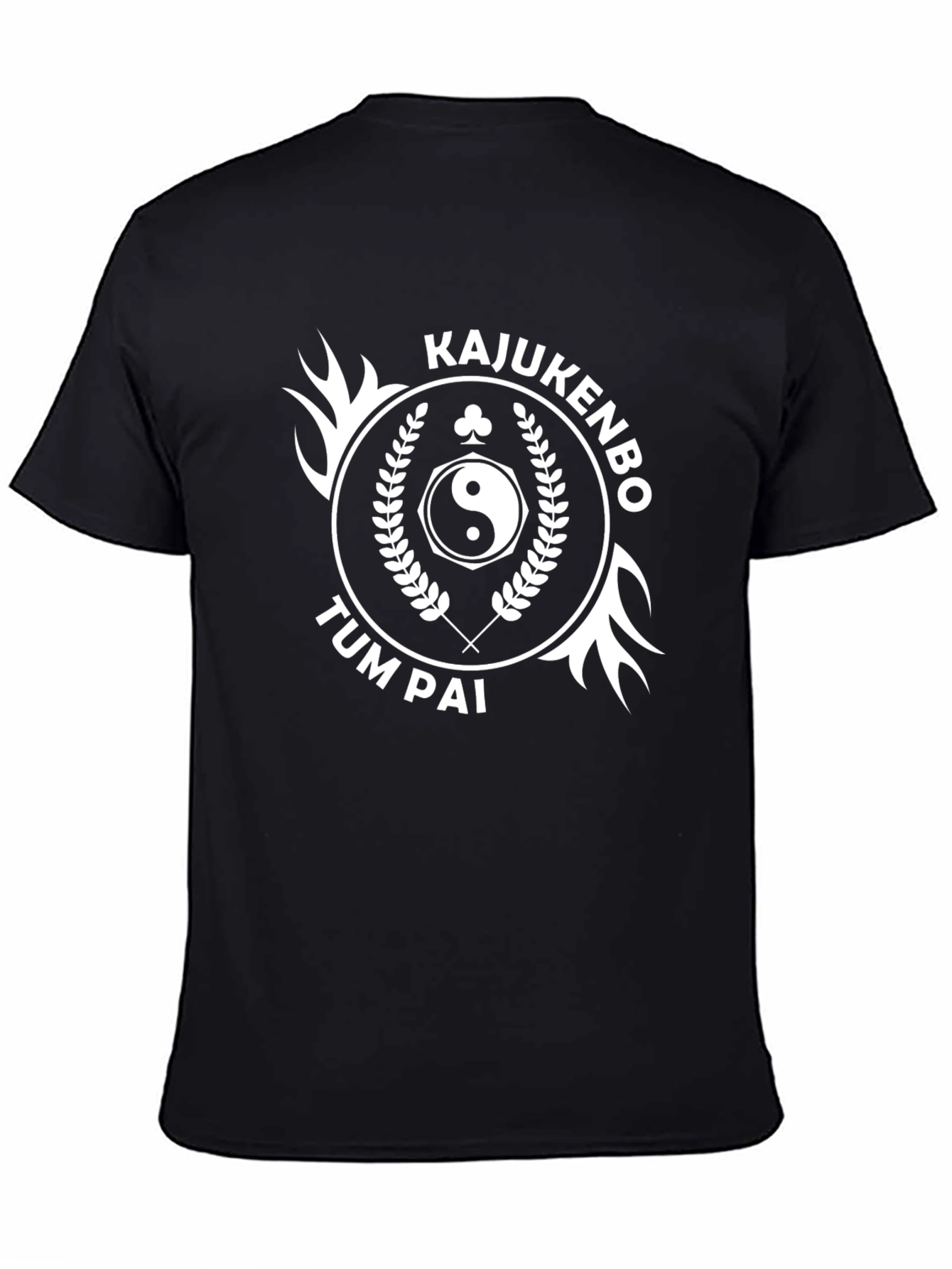 Kajukenbo Tum Pai Black T-Shirt Martial Arts Yin Yang Tee