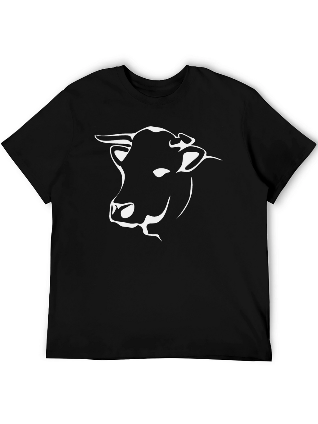 Cool Bull Graphic Tee - Black Cotton T-Shirt