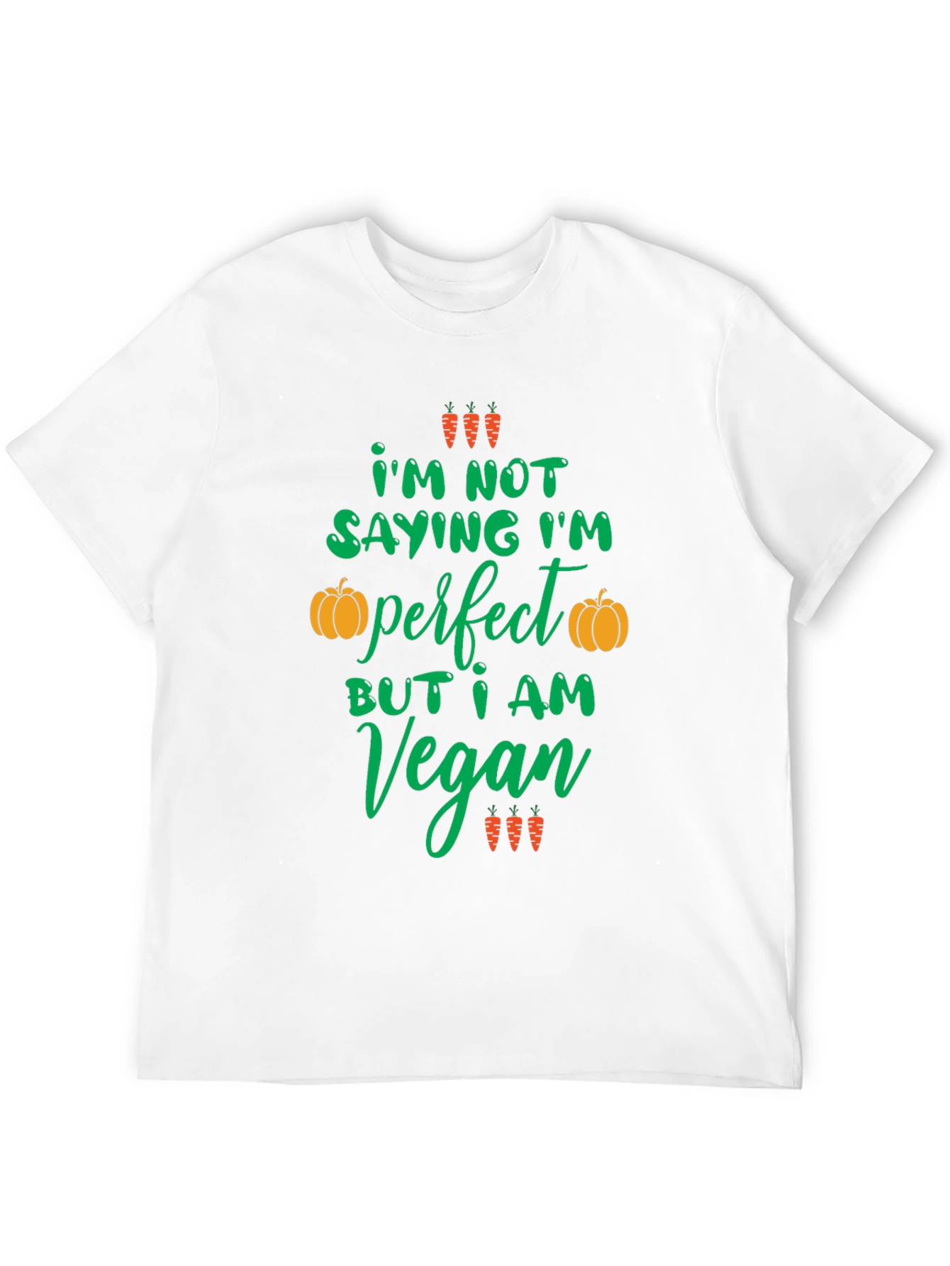 Vegan Statement Graphic Tee - Unisex Black T-Shirt